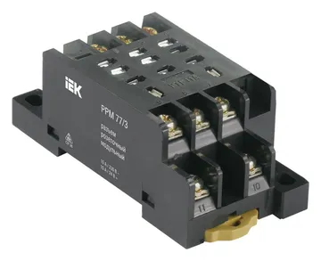 Разъем модульный РРМ77/3(PTF11A) для РЭК77/3(LY3) IEK RRP10D-RRM-3