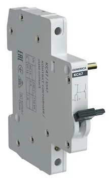 Контакт состояния КС47 на DIN-рейку GENERICA MVA21D-KS-G