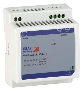 Блок питания OptiPower DR-30-24-1 КЭАЗ 284544