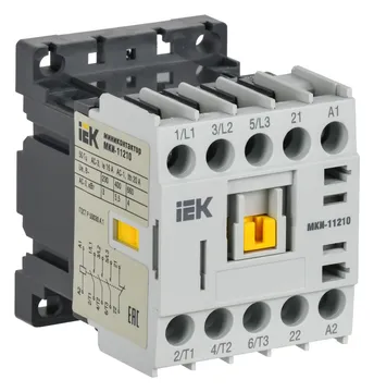 Миниконтактор МКИ-11210 12А 230В/АС3 1НО KARAT IEK KMM11-012-230-10