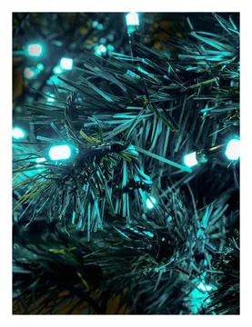 Гирлянда "Кристалл" DC-ILD120-COG 12м 120LED 220В с контроллером Shlights 4690601042811