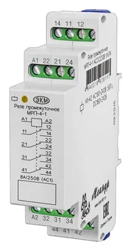Реле промежуточное МРП-4-1 ACDC230В УХЛ4 4 переключ. контакта коммутируемый ток до 8А Меандр A8302-16938117