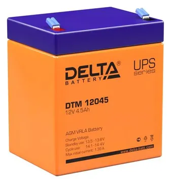 Аккумулятор UPS 12В 4.5А.ч DTM 12045 Delta 4614010050003