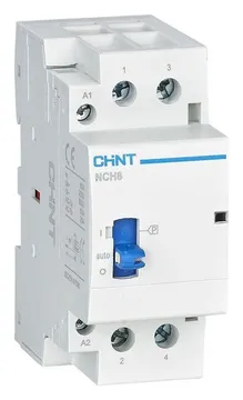 Контактор модульный NCH8-20M/20 AC 220-240В 50/60Гц ручное управление (R) CHINT 257409