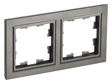 Рамка 2-м BRITE РУ-2-БрШ шампань IEK BR-M22-K37