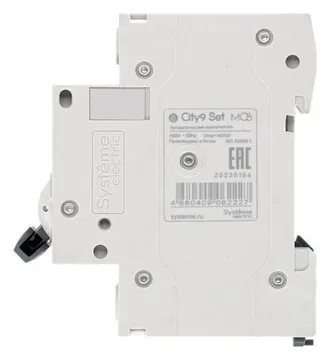 Выключатель автоматический модульный 2п C 16А 4.5кА City9 Set 230В SE C9F34216