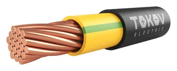 Кабель TOKOV ELECTRIC ВВГнг(А)-LS 1х70 МК (PE) 1кВ Ж/З (м) 000015919