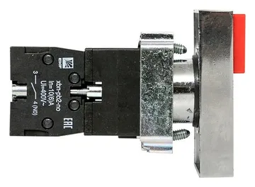 Кнопка LAY5-BW8465 "I-O" прямоугольная 230В NO+NC PROxima EKF pbn-bw8465
