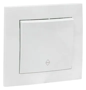 Переключатель проходной 1-кл. СП Валенсия 10А IP20 бел. PROxima EKF EWV10-025-10