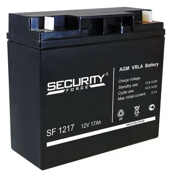 Аккумулятор ОПС 12В 17А.ч SF 1217 Security Force 4614030010010