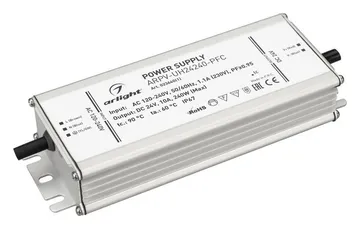 Блок питания ARPV-UH24240-PFC 24В 10.0А 240Вт IP67 металл Arlight 023640(1)