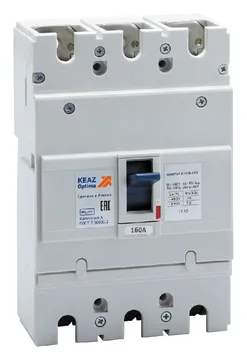 Выключатель автоматический 3п 160А 18кА OptiMat E250L160 УХЛ3 КЭАЗ 100010