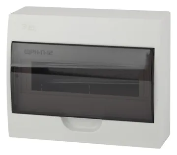 Бокс навесной ЩРН-П-12 12мод. IP41 пластик SIMPLE NO-box_simple-plastic_12_surface BOXS12 Эра Б0041525