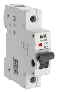 Выключатель-разъединитель SWN 1п 40А ARMAT IEK AR-SWN-1-040