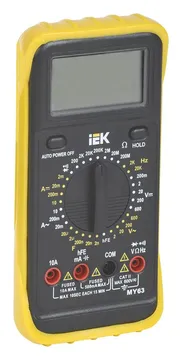 Мультиметр цифровой Professional MY63 IEK TMD-5S-063
