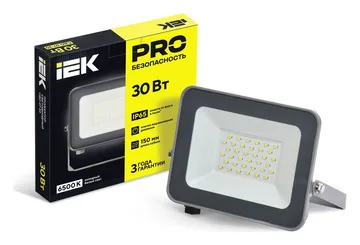 Прожектор светодиодный СДО 07-30 30Вт 6500К IP65 сер. IEK LPDO701-30-K03