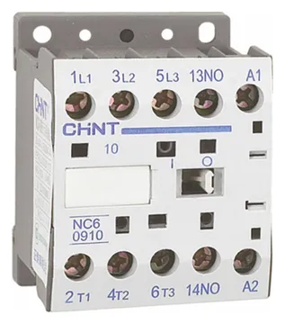 Контактор NC6-0610 6А кат. 230В AC 1НО (R) CHINT 247440