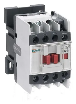 Контактор КМ-103 12А кат. 220В AC 1НО+1НЗ AC-3 DEKraft 22108DEK