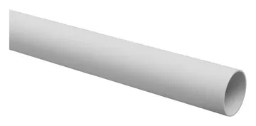 Труба гладкая ПВХ жесткая легкая d50мм сер. (дл.3м) TOKOV ELECTRIC TKE-THG-PVC-50-3-C06