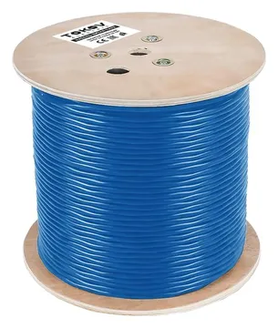 Кабель витая пара F/UTP 4х2х23AWG(0.57мм) кат.6 PVC indoor Fluked tested 305м (м) PRO TOKOV ELECTRIC TKP-C08-F/UTP-42-6-305