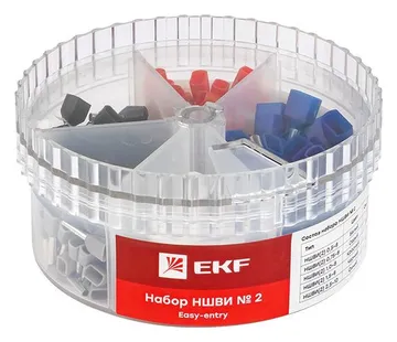 Набор НШВИ(2) №2 (2х0.5-2х2.5кв.мм) PROxima EKF nabor-nshvi-2