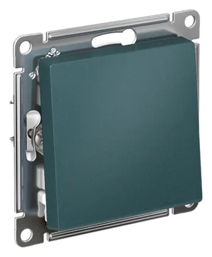 Выключатель 1-кл. СП AtlasDesign 10А IP20 (сх. 1) 10AX механизм изумруд SE ATN000811