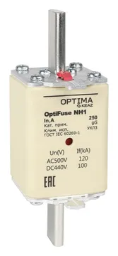 Вставка плавкая OptiFuse NH1-63-gG-УХЛ3 КЭАЗ 374940