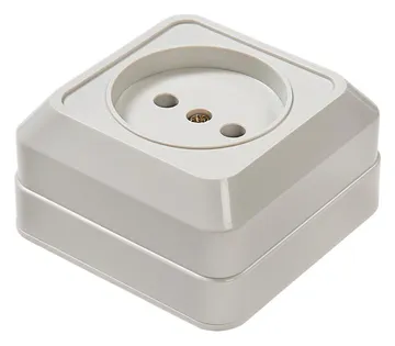 Розетка 1-м ОП Bolleto 7022 16А IP20 бел. ASD / IN HOME 4680005959785