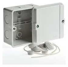 Коробка ОП Тусо распаячная 98х98х60мм сер. IP65 Ruvinil 67048