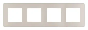 Рамка 4-м СП Etika IP20 сл. кость IEK 672514