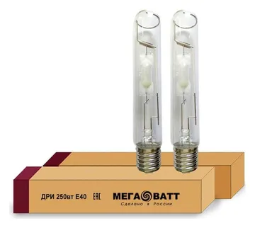Лампа газоразрядная металлогалогенная ДРИ 250/4000К E40 (25) МЕГАВАТТ 02966